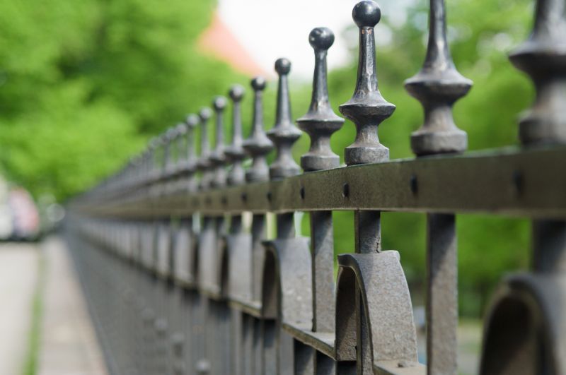 Elegant Wrought Iron Fence