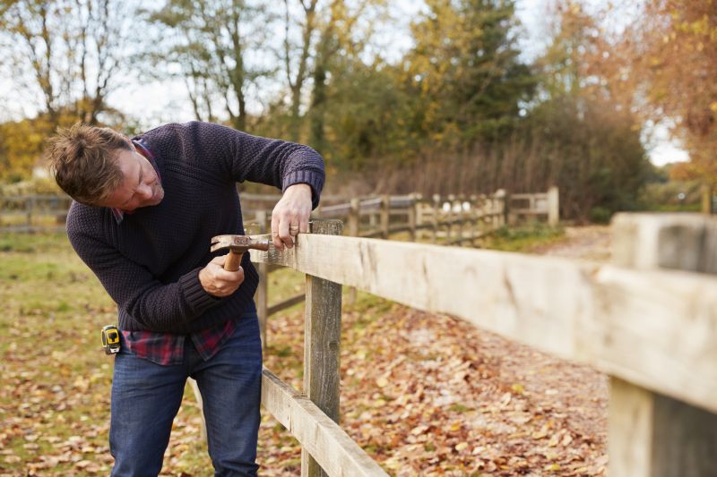 Autumn Fence Preparation
